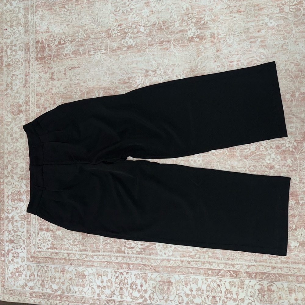 NWT High Waisted Wide Leg Black Dress Pants - Picture 7 of 16